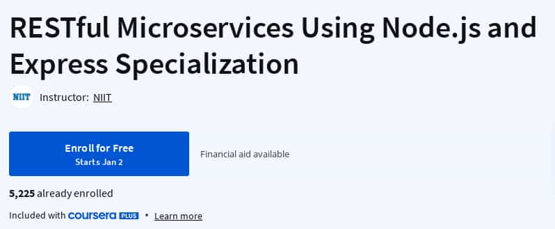 Pictures · Coursera — RESTful Microservices Using Node.js and Express Specialization 2025-1