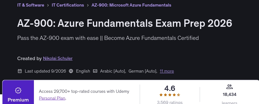 चित्र · एज़-900: Azure बुनियादी परीक्षा प्रीप 2026 2026-9