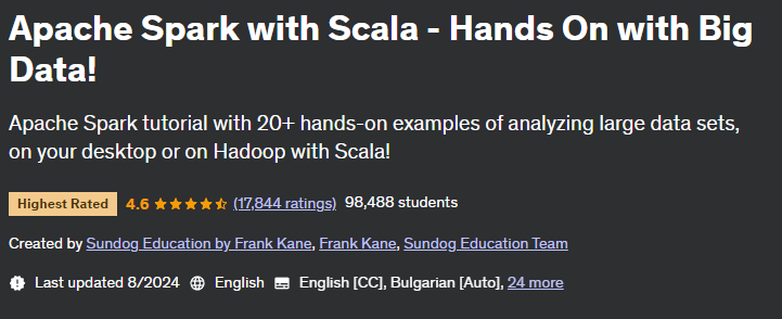 Pictures · Udemy — Apache Spark with Scala – Hands On with Big Data! 2019-8