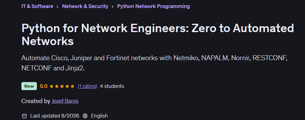 Pictures · Python for Network Engineers: Zero to Automated Networks 2026-8