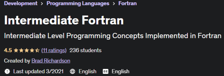 Pictures · Udemy — Intermediate Fortran 2021-3