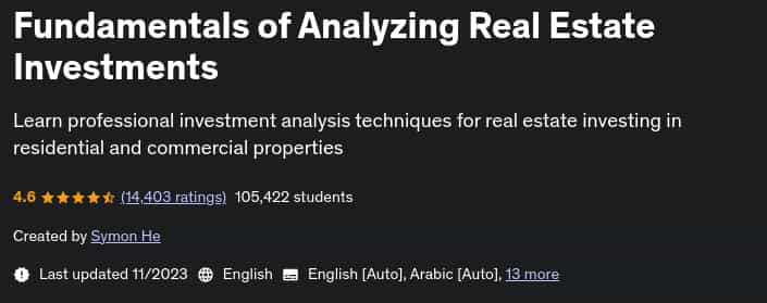 Pictures · Udemy — Fundamentals of Analyzing Real Estate Investments 2023-11