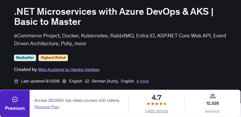 تصاویر · .NET Azure کے ساتھ مائیکروسافٹ DevOps زمرہ:موسٰی کے بنیادی اصول 2026-8