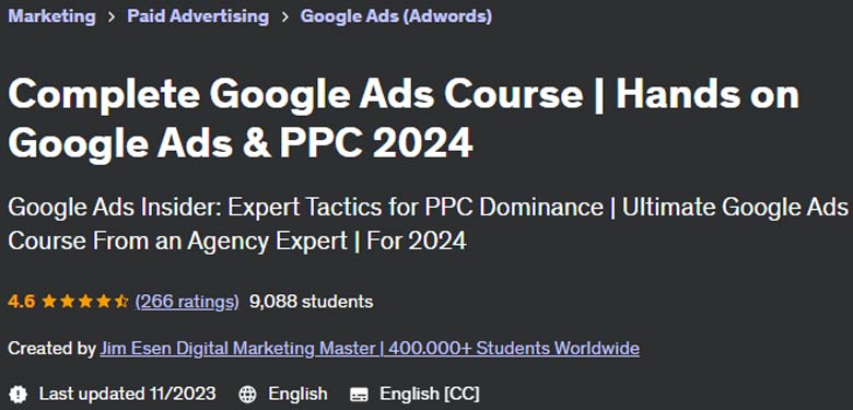 Pictures · Udemy — Complete Google Ads Course | Hands on Google Ads & PPC 2024 2023-6