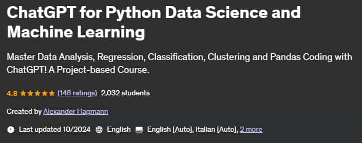 Pictures · Udemy — ChatGPT for Python Data Science and Machine Learning 2020-3