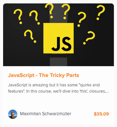 Pictures · Academind — JavaScript – The Tricky Parts 2020-6