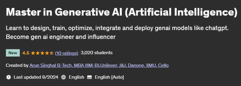 Pictures · Master in Generative AI (Artificial Intelligence) 2024-8