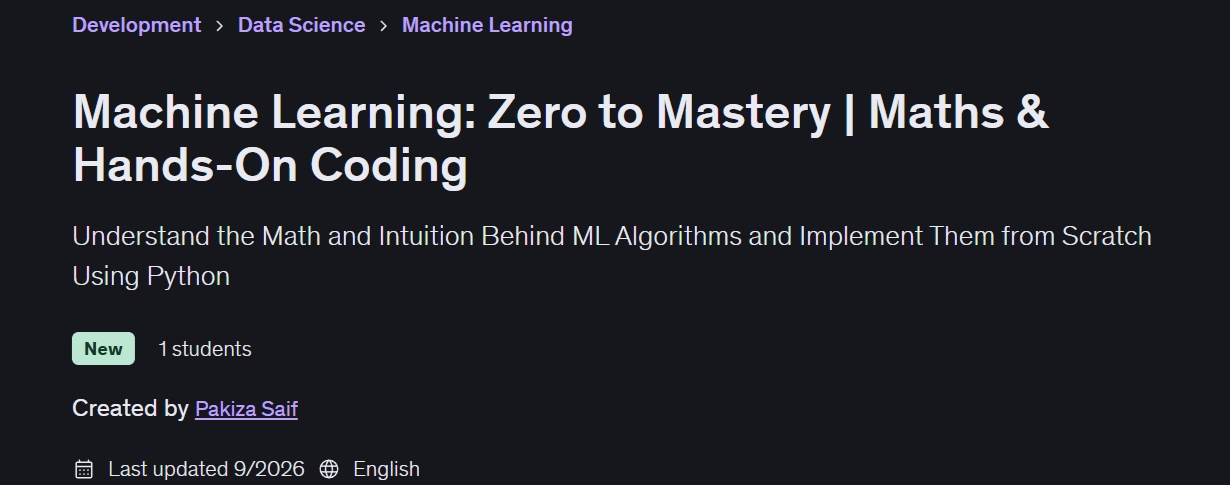 Pictures · Machine Learning: Zero to Mastery | Maths & Hands-On Coding 2026-8