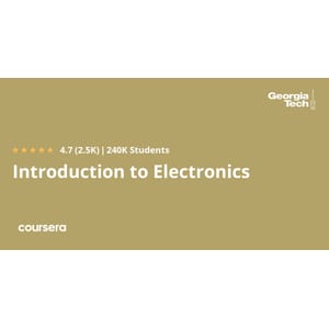 Coursera — Introduction to Electronics 2024-12