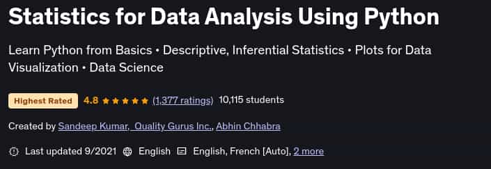 Pictures · Statistics for Data Analysis Using Python 2021-9