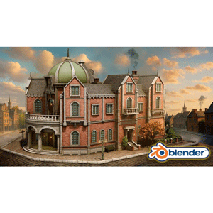 Blender Building Masterclass from Concept to Final Render 2025-6