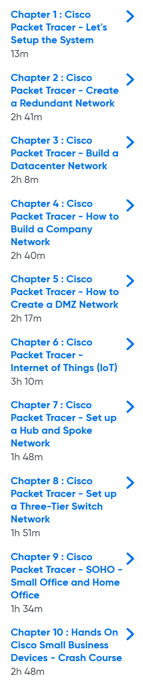 课程主题 · Cisco Packet Tracer Lab Mastery: Build and Secure Advanced Topologies(西斯科包跟踪实验室大师:构建和确保先进的托波学) 2025-8
