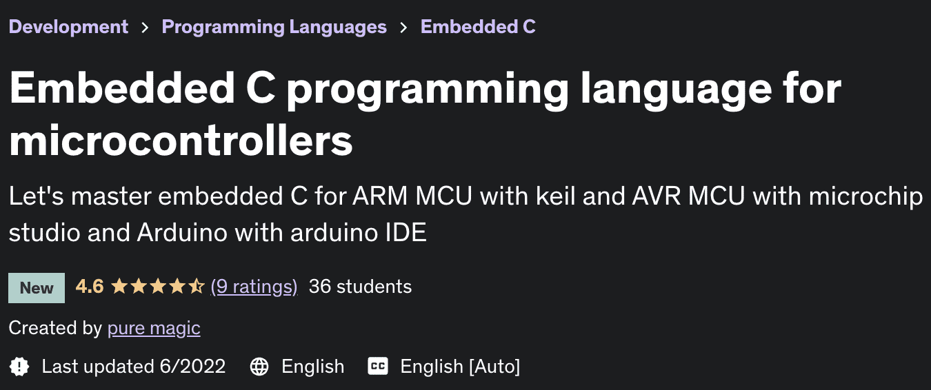 Pictures · Udemy — Embedded C programming language for microcontrollers 2022-6