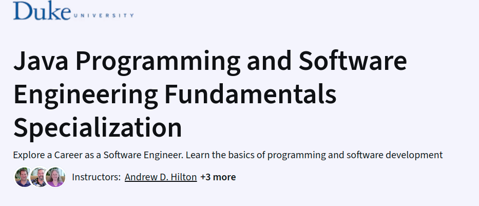 Pictures · Java Programming and Software Engineering Fundamentals Specialization 2025-12