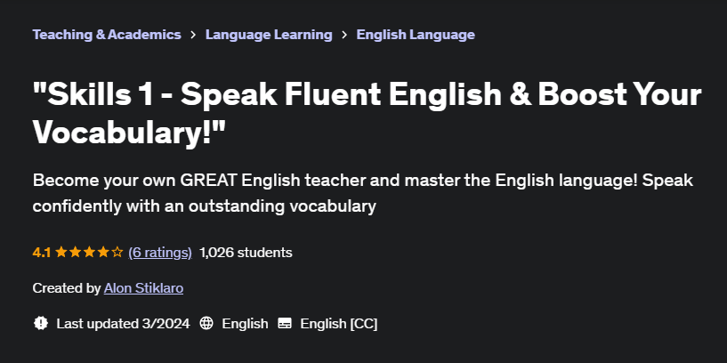 Pictures · “Skills 1 – Speak Fluent English & Boost Your Vocabulary!” 2024-3