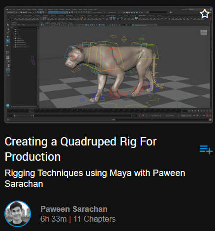 Pictures · TheGnomonWorkshop — The Gnomon Workshop – CREATING A QUADRUPED RIG FOR PRODUCTION 2024-6