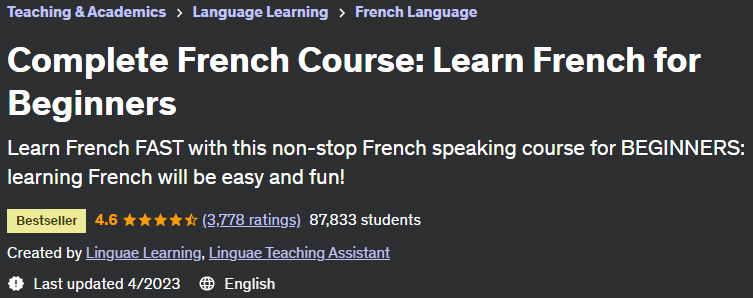 Pictures · Udemy — Complete French Course: Learn French for Beginners 2023-4
