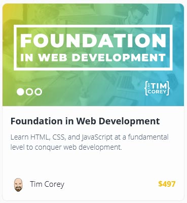Pictures · iamtimcorey (TimCorey) – Web Development Mastercourse 2021-10