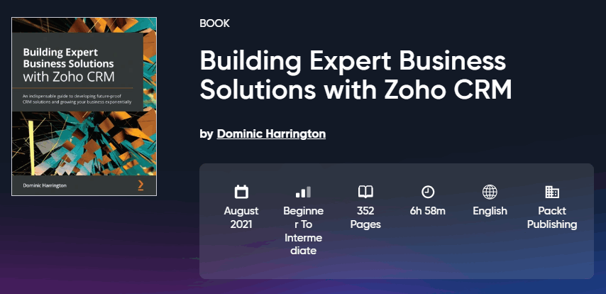 चित्र · Packt – Zoho CRM के साथ विशेषज्ञ व्यवसाय समाधान बनाना 2021