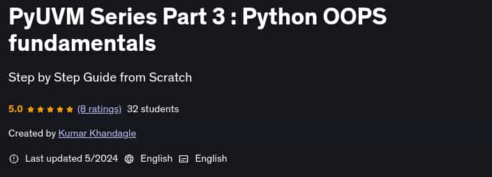 Pictures · Udemy — PyUVM Series Part 3 : Python OOPS fundamentals 2024-5