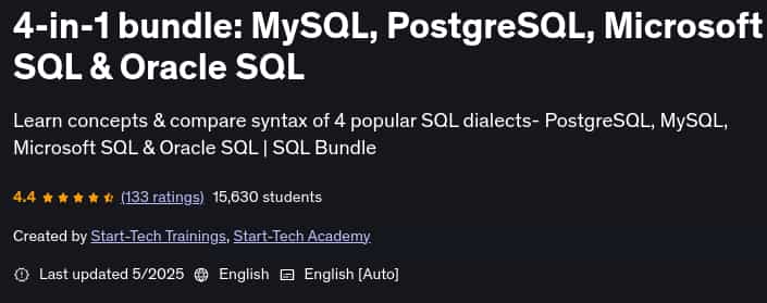Pictures · Udemy — 4-in-1 bundle: MySQL, PostgreSQL, Microsoft SQL & Oracle SQL 2025-5