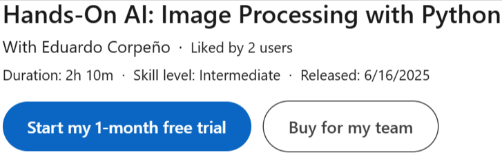 Pictures · LinkedIn — Hands-On AI: Image Processing with Python 2025-6