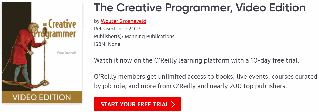 画像 · Oreilly - クリエイティブ・プログラマー - ビデオエディション 2023-6