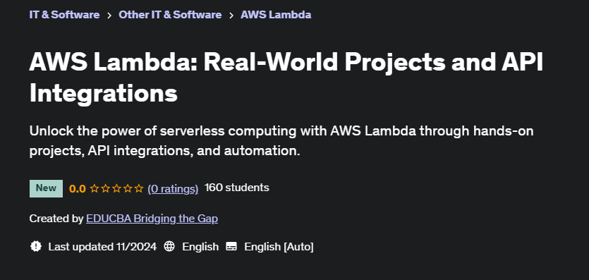 Pictures · Udemy — AWS Lambda: Real-World Projects and API Integrations 2024-11