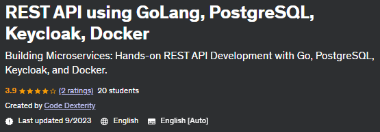 Bilder · Rest API mit GoLang, PostgreSQLund Keycloak, Docker 2023-9