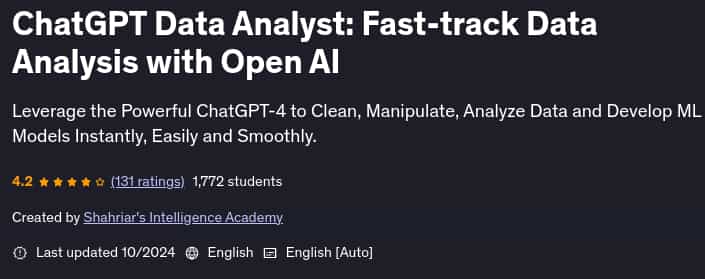 Pictures · ChatGPT Data Analyst: Fast-track Data Analysis with Open AI 2024-10