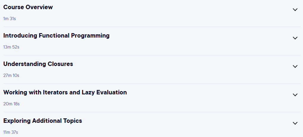 Course topics · Functional Programming in Rust 2021 2023-9