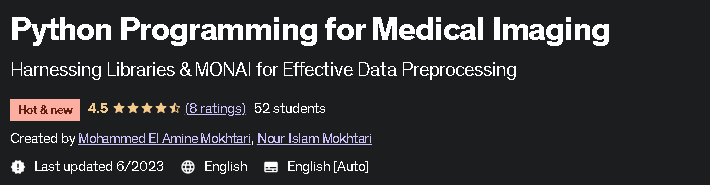 Pictures · Python Programming for Medical Imaging 2023-5