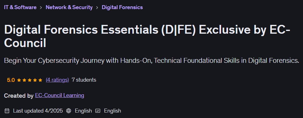 Imágenes · Essentiales de la Forensica Digital (DáilFE) Excluso por el Consejo 2025-2
