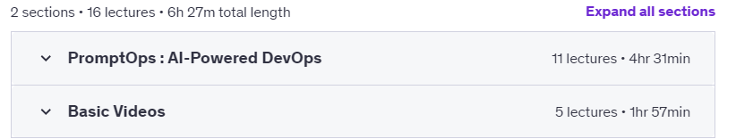 Course topics · PromptOps : AI-Powered DevOps 2025-1