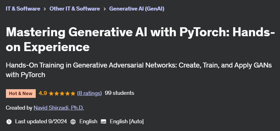 Pictures · Mastering Generative AI with PyTorch: Hands-on Experience 2024-9