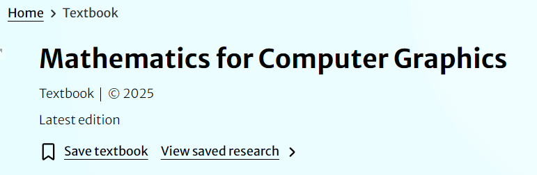 Bilder · Springer – Mathematik für Computergrafik 2025