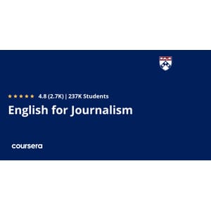 Coursera — English for Journalism 2024-7