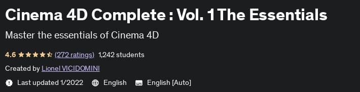Pictures · Udemy — Cinema 4D Complete : Vol. 1 The Essentials 2022-1