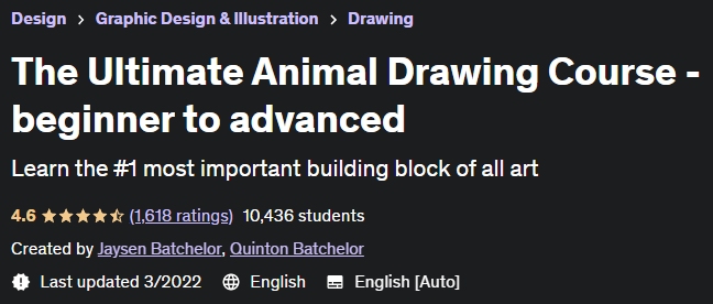 Pictures · Udemy — The Ultimate Animal Drawing Course – beginner to advanced 2022-3