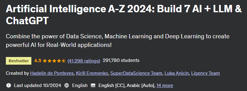 Pictures · Udemy — Artificial Intelligence A-Z 2024: Build 7 AI + LLM & ChatGPT 2024-10