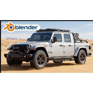 BLENDER: Creating Jeep Gladiator Rubicon from A to Z 2025-9