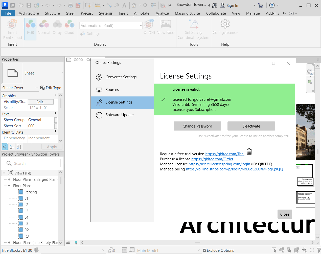Images · Le Qbitec v1.4.2 Pour Autodesk Revit