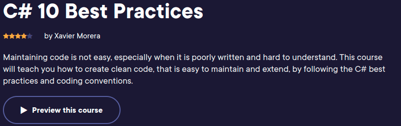 Pictures · Pluralsight — C# 10 Best Practices 2022-11