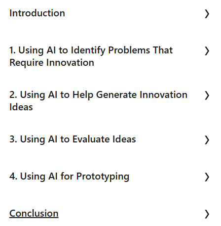 Course topics · Generative AI for Innovation 2025-3