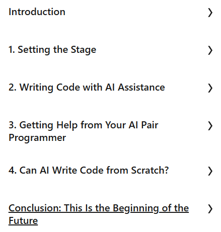 Course topics · LinkedIn — Pair Programming with AI 2023-4