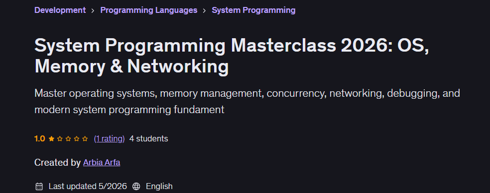 Images · Système de programmation Masterclass 2026OS, mémoire et réseautage 2026-5