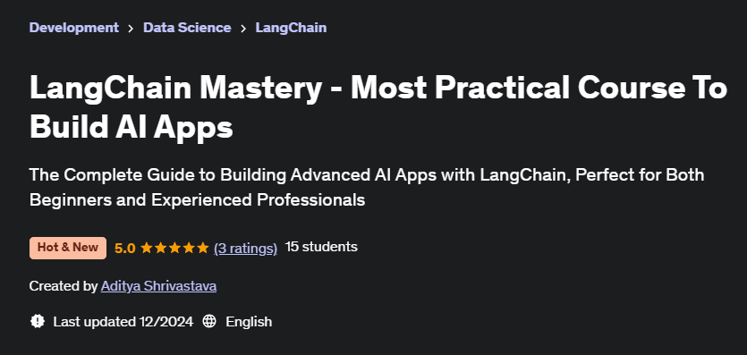 Pictures · LangChain Mastery – Most Practical Course To Build AI Apps 2024-12