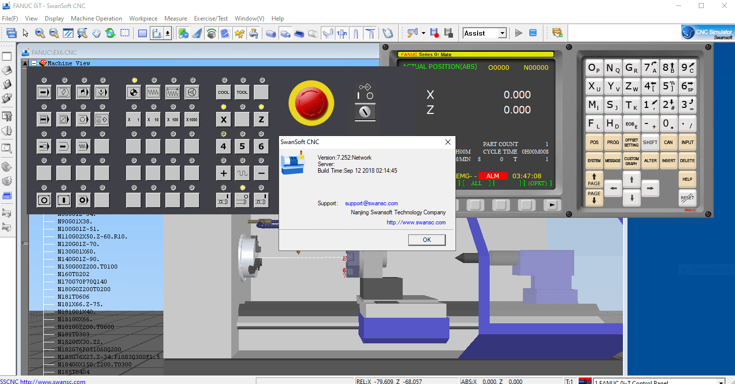 Pictures · Nanjing Swansoft SSCNC Simulator 7.2.5.2