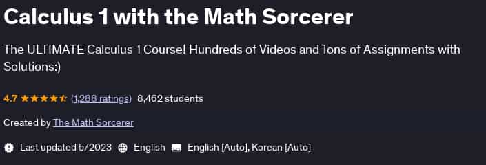 Pictures · Udemy — Calculus 1 with the Math Sorcerer 2023-5