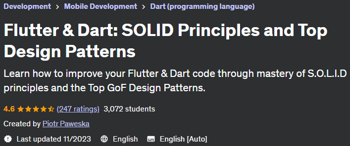 Imágenes · Flutter & Dart: Principios sólidos y patrones de diseño superiores 2023-11